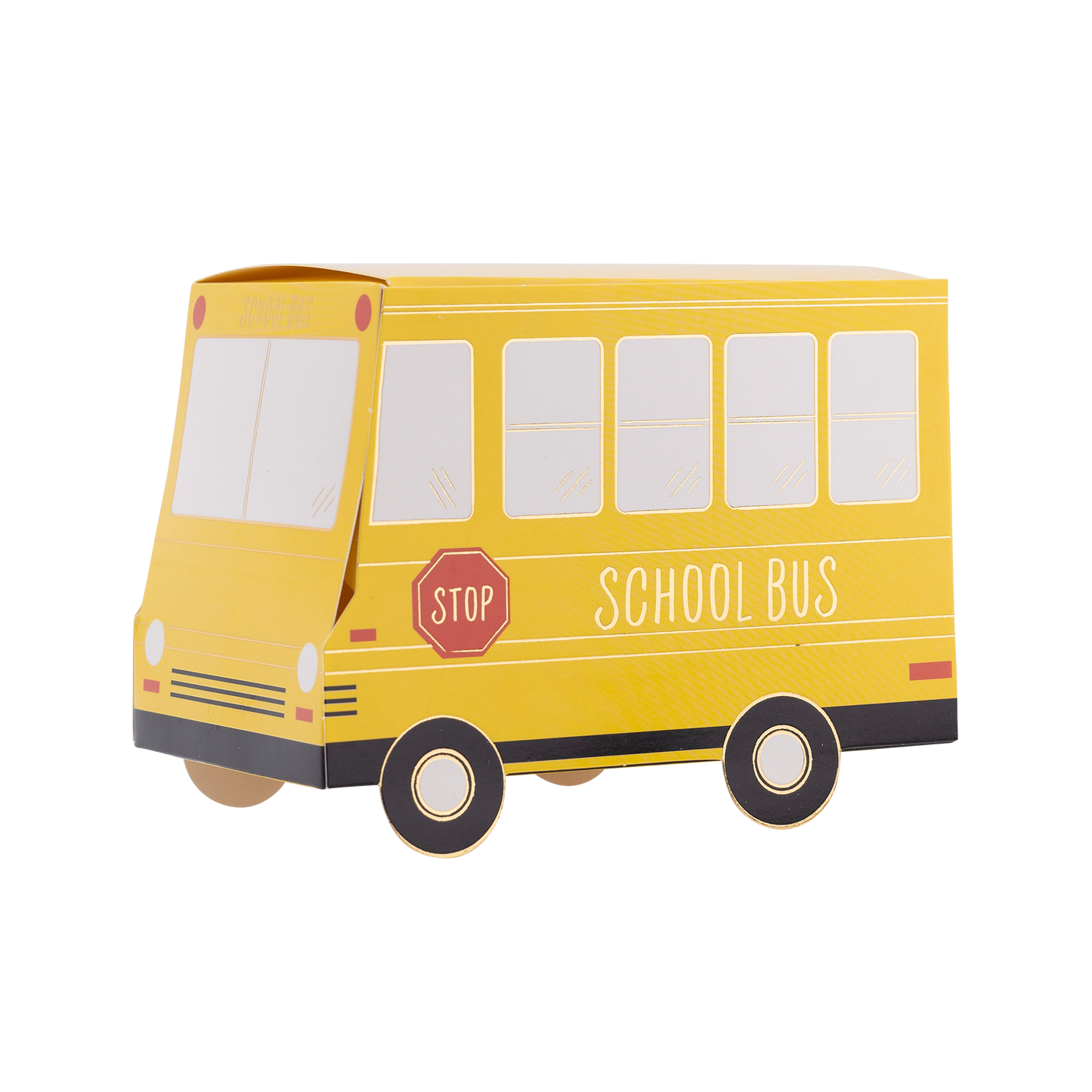 School Bus Party Favor Treat Boxes - 8pk