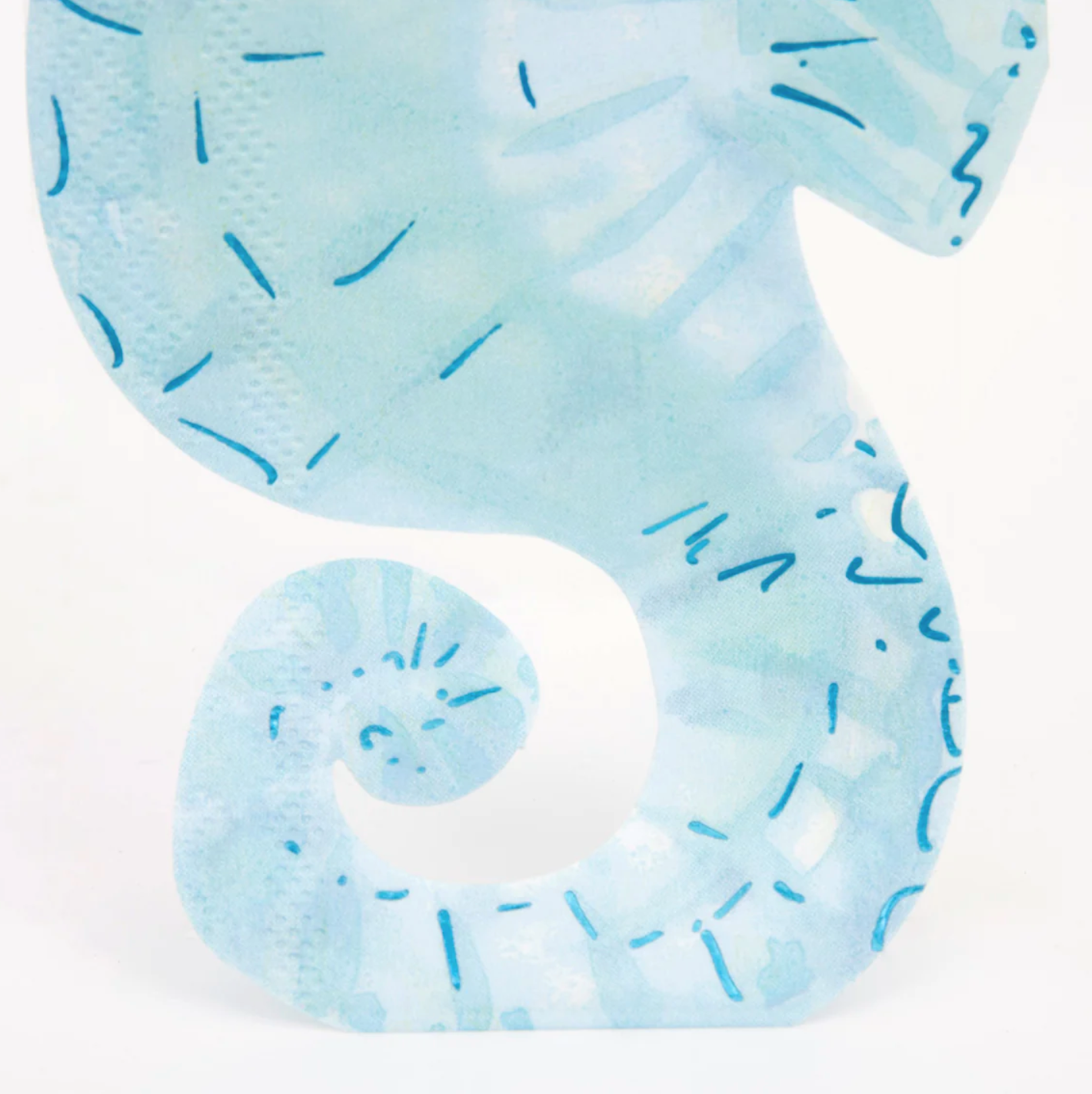 Seahorse Die-Cut Party Napkins