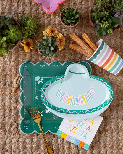 Fiesta Fringed Cocktail Napkins - 24pk