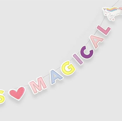 Today Is Magical Unicorn Party Banner