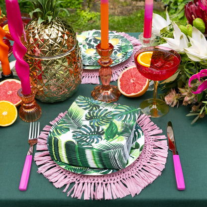 Tropical Palm Leaf Cocktail Napkins - 20pk