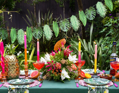 Tropical Leaf Double-Sided Garland