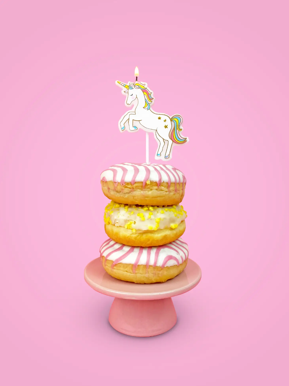 Unicorn Candle Cake Topper