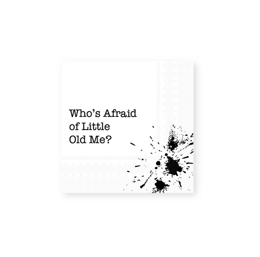 'Who's Afraid Of Little Old Me' Swifty Cocktail Napkins - 20pk