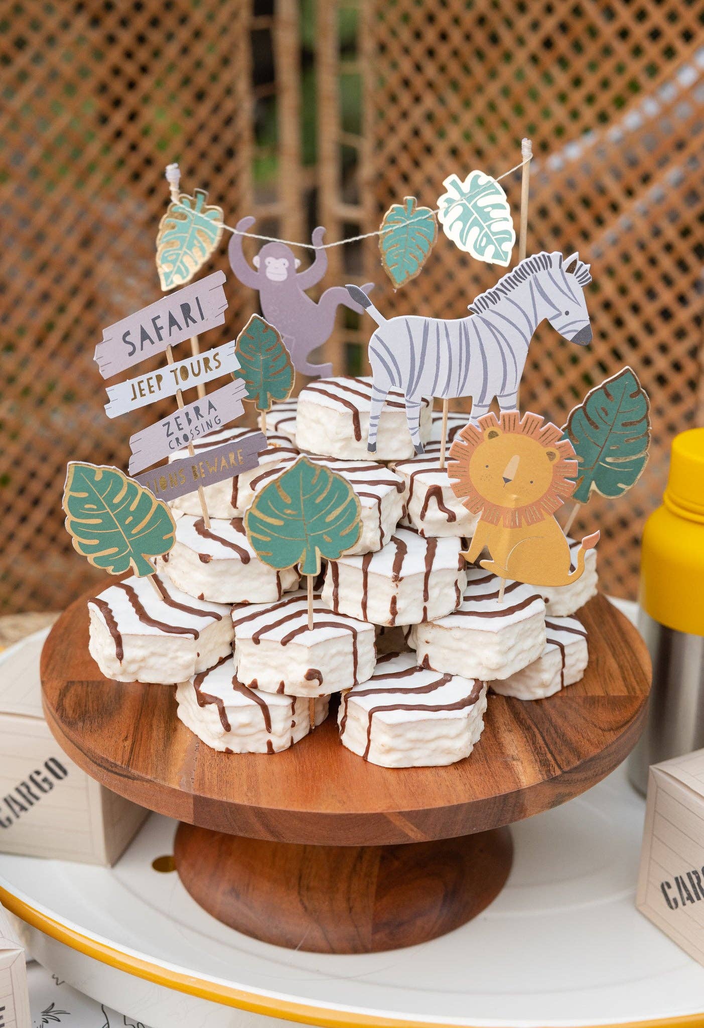 Safari Themed Cake Topper Set