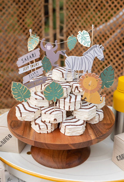 Safari Themed Cake Topper Set