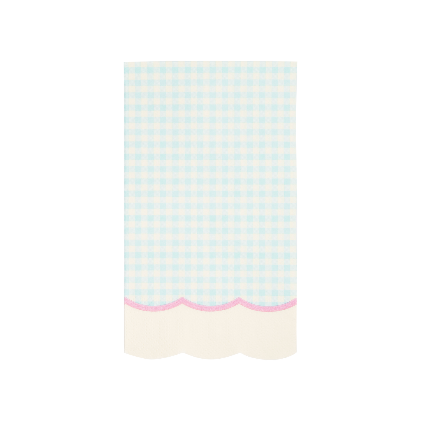 Gingham Assorted Pastel Guest Towel Napkins - 24pk