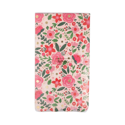 Floral Scalloped Guest Towel Paper Napkins - 18pk