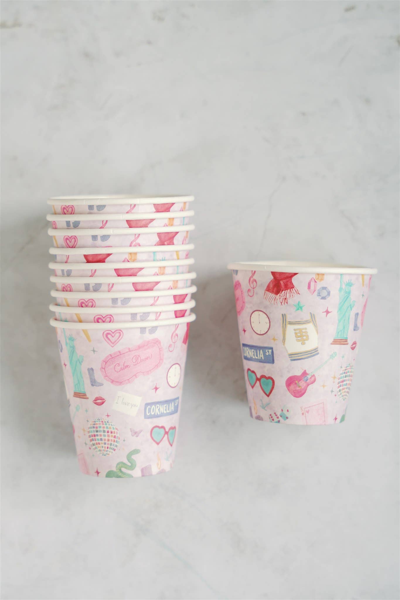 Swifty Era Icons Paper Party Cups - 10pk