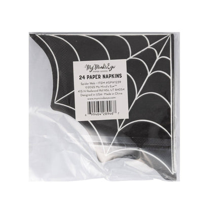 Spider Web Cocktail Napkins - 24pk