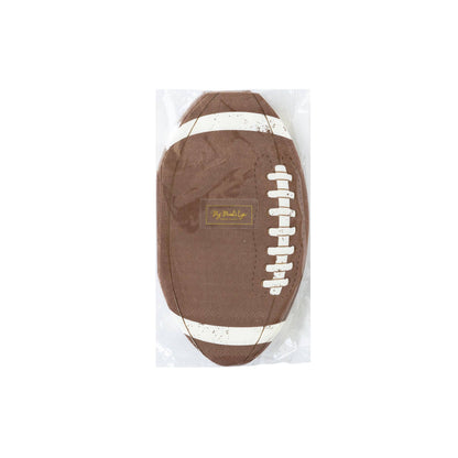 Football Shape Paper Party Napkins - 24pk