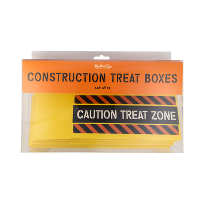 Construction Toolbox Party Favor Treat Boxes - 12pk