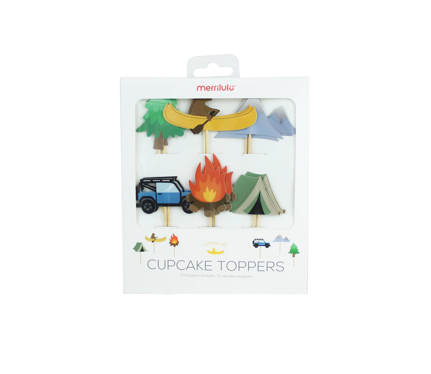 Camping Adventure Cupcake Topper Kit - 12pk