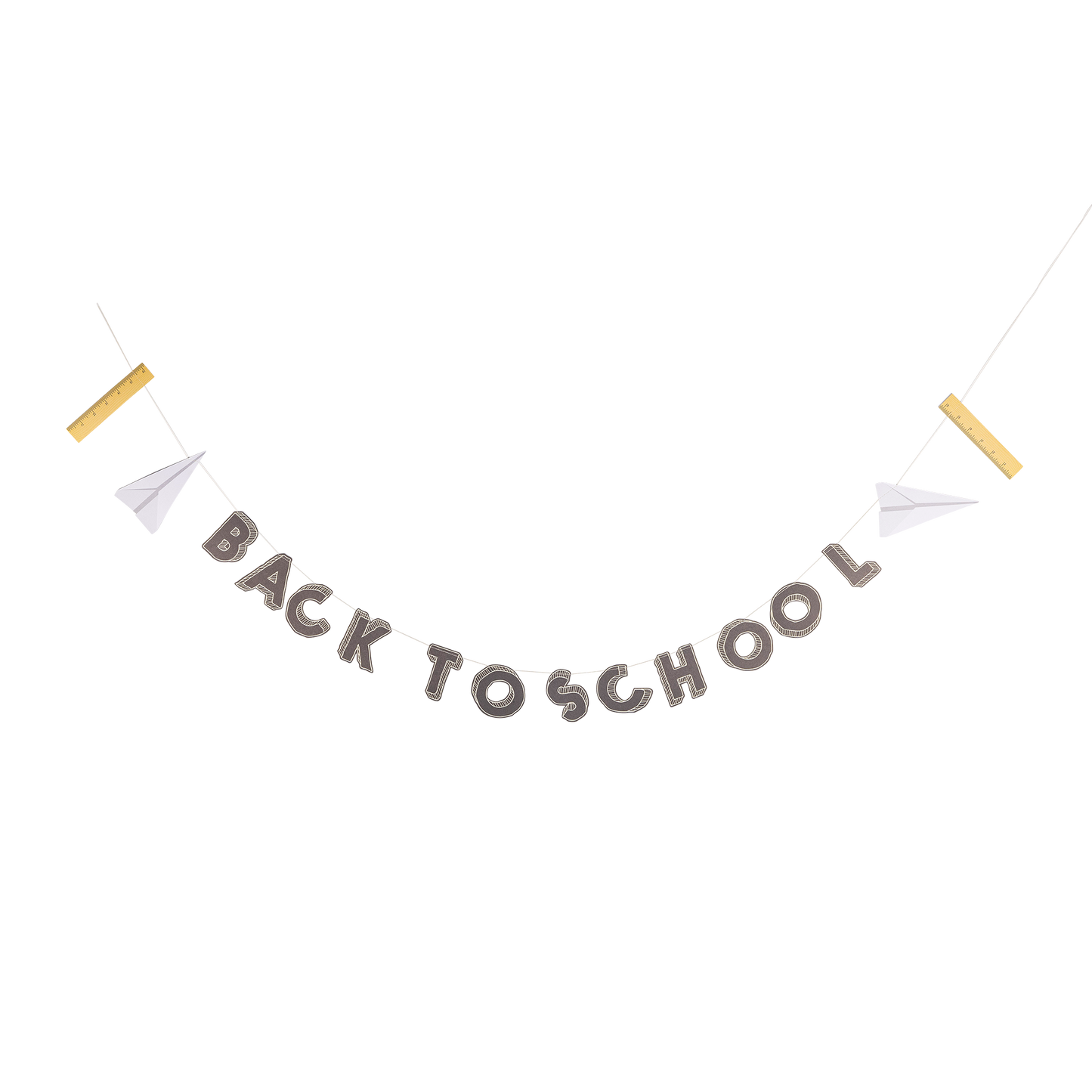 Black Back to School Banner