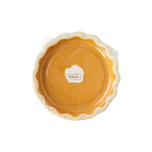 Thanksgiving Pumpkin Pie 8" Dessert Paper Plates - 8pk