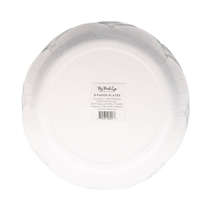 Halloween Tiny Spider Paper Plates - 8pk