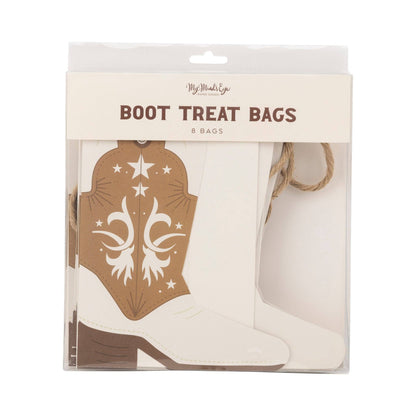 Cowboy Boot Party Favor Treat Boxes - 8pk