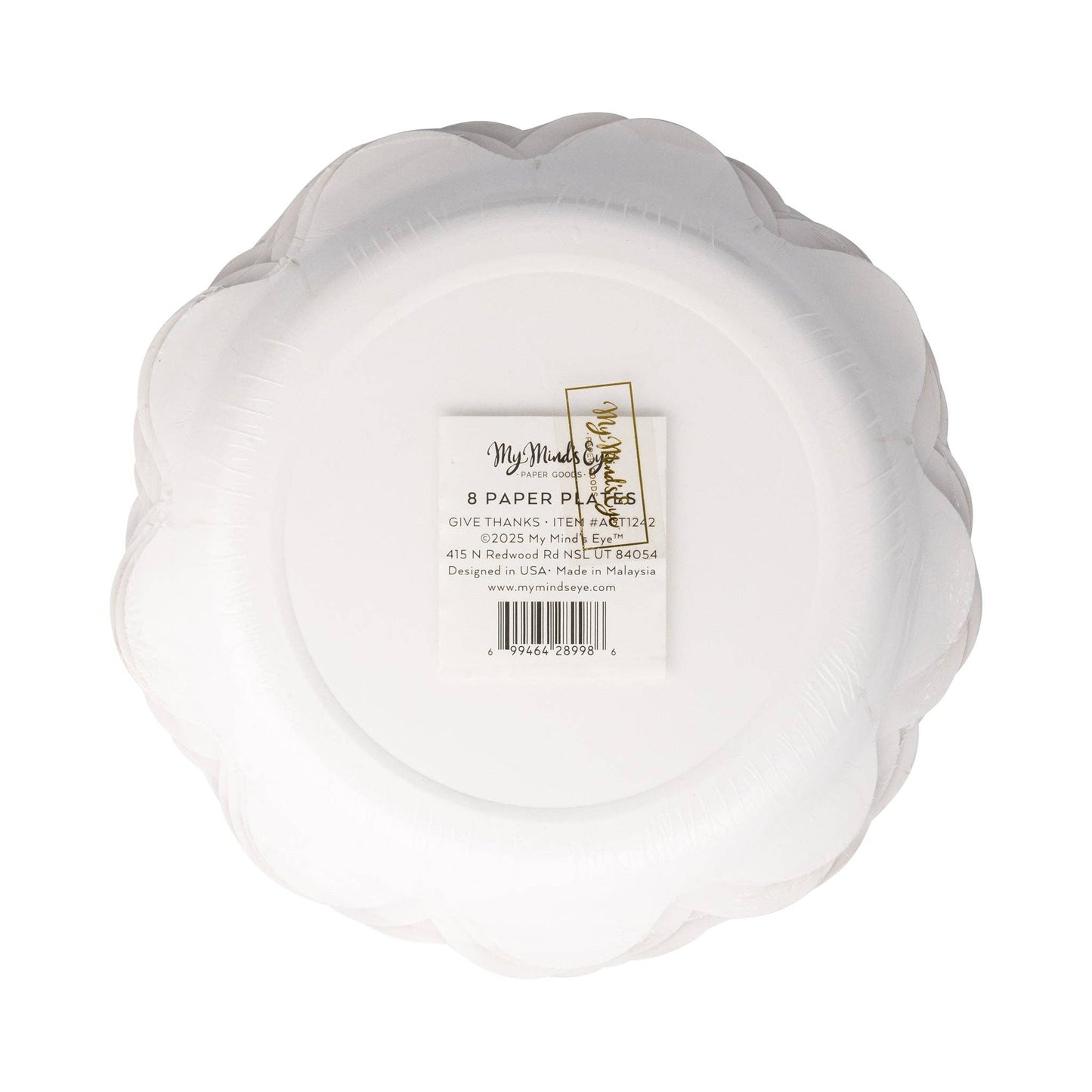 Give Thanks Dessert Paper Plates - 8pk
