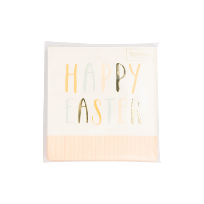 Happy Easter Beverage Napkins - 18pk