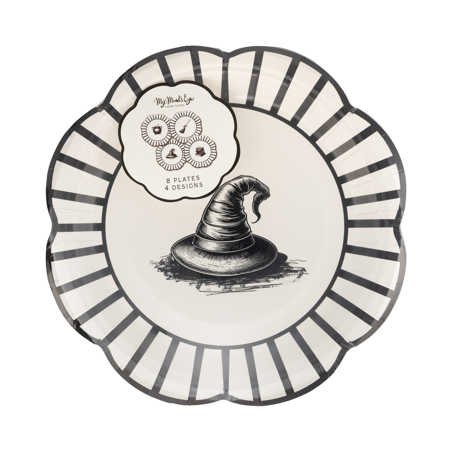 Bewitching 9" Assorted Paper Plate Set - 8pk