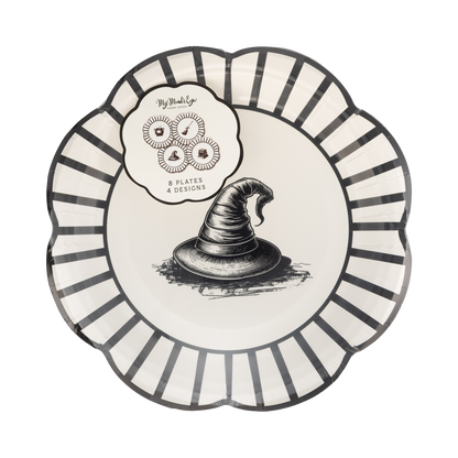 Bewitching 9" Assorted Paper Plate Set - 8pk