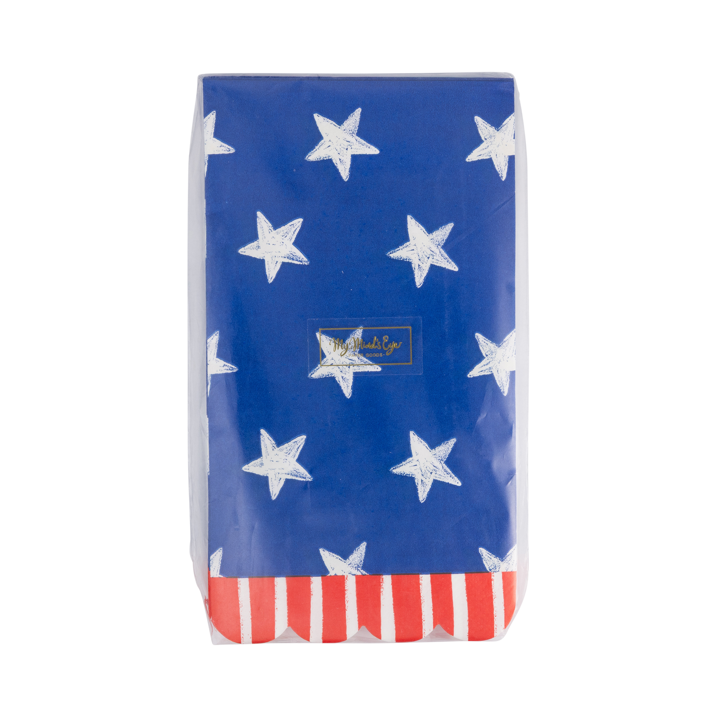 Blue Stars & Stripes Paper Dinner Napkins - 24pk