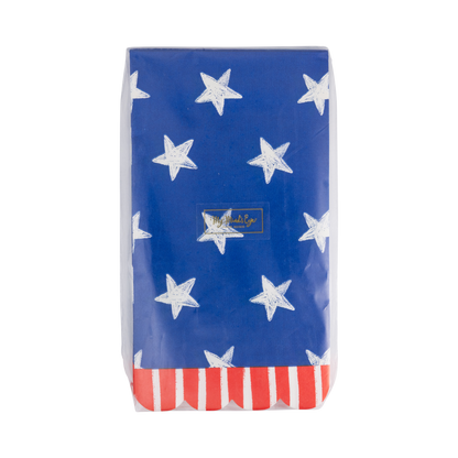 Blue Stars & Stripes Paper Dinner Napkins - 24pk