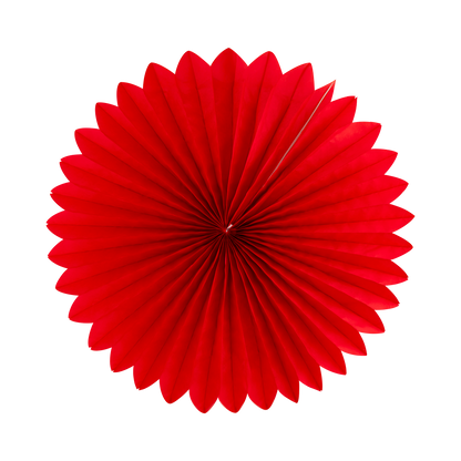 Red White and Blue Tissue Patriotic Party Fans - 3pk