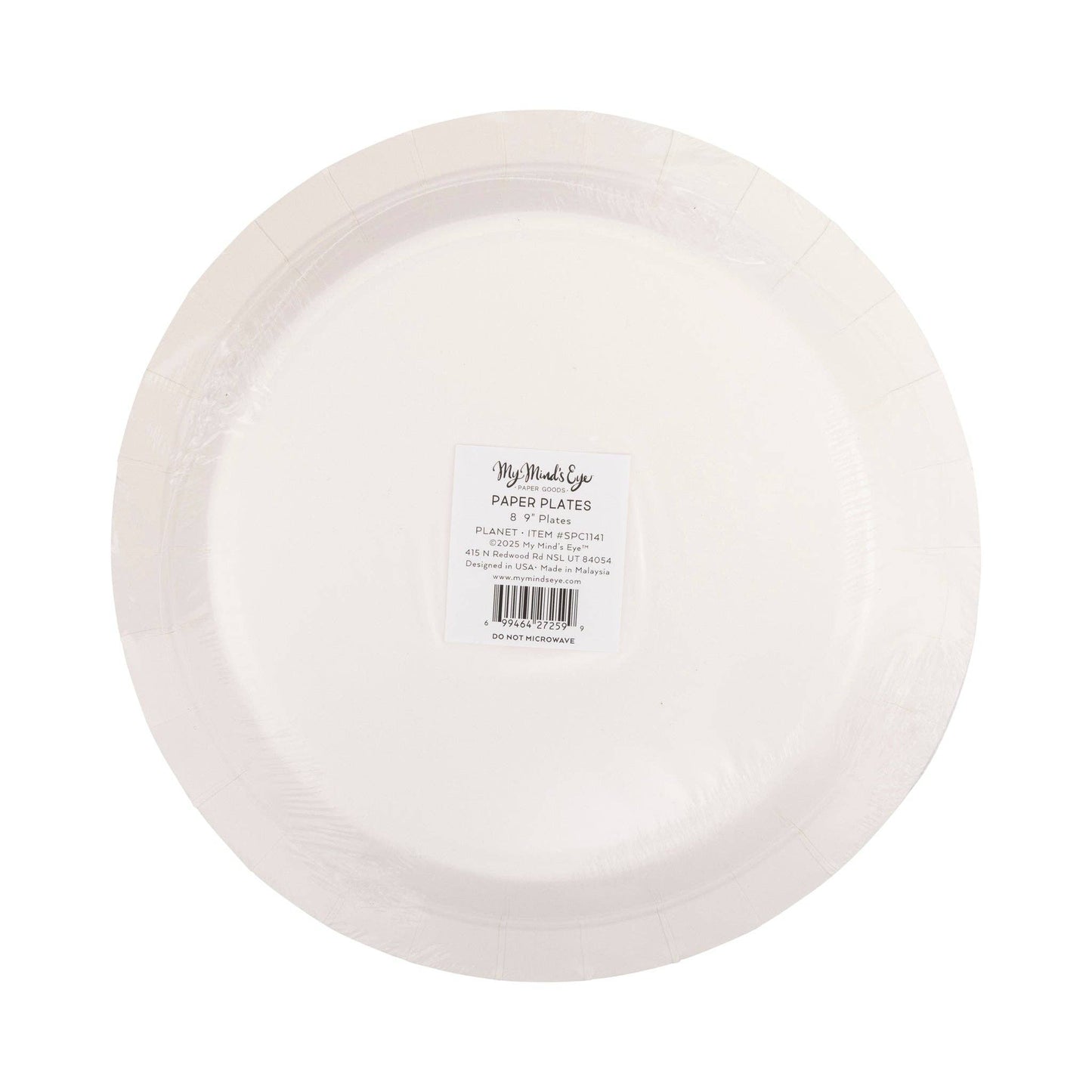 Planet Shaped Paper Plates - 8pk