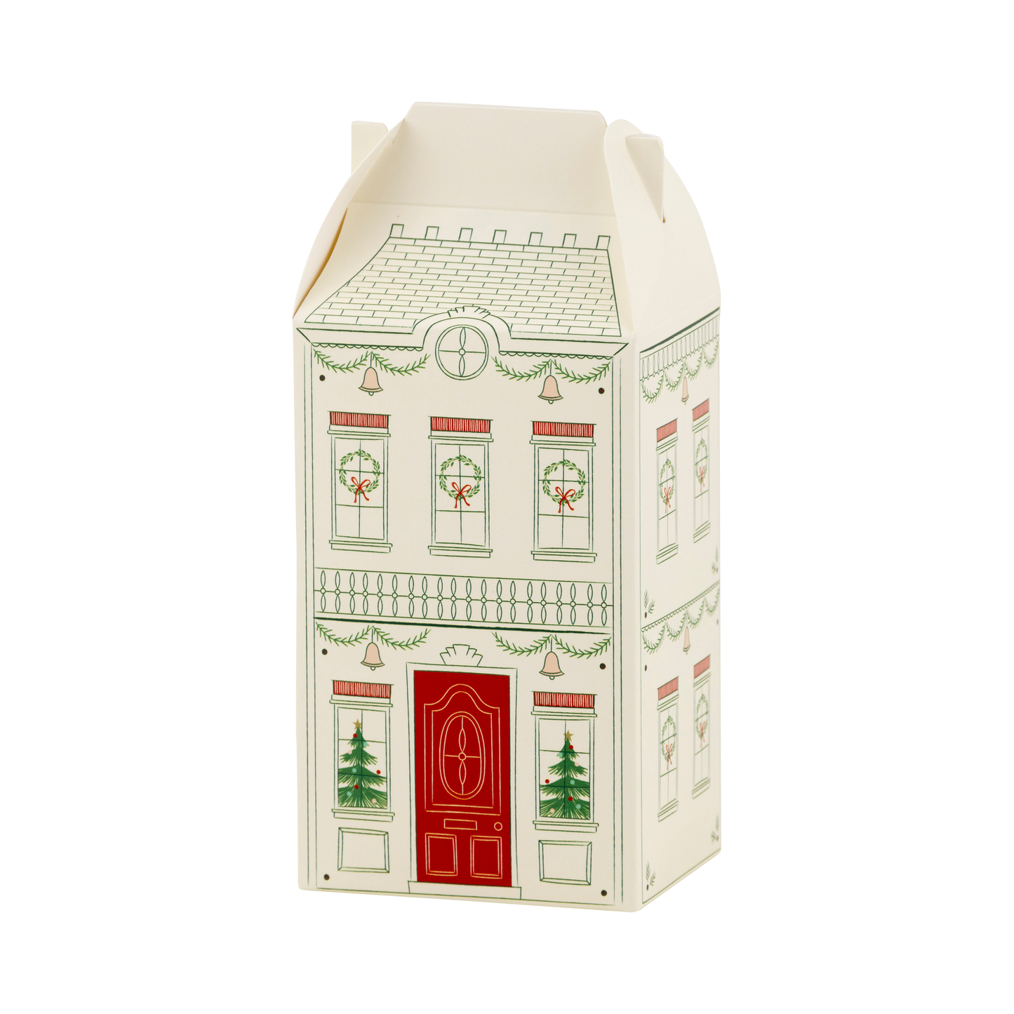 Christmas Village Advent Treat Box Favors - 25pk