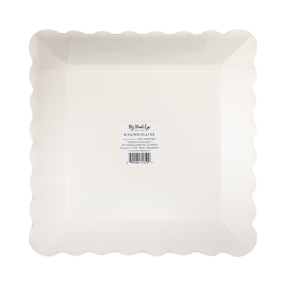 Acorn Grove Fall Square Paper Plates - 8pk
