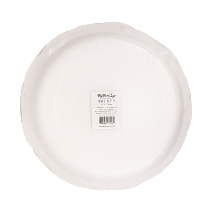 Scattered Little Lamb Large Paper Plates - 8pk