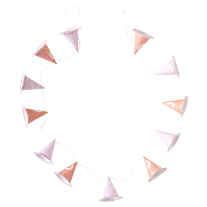 Pink Witch Hat 3-D Banner