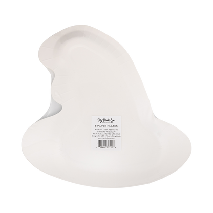 Witch Hat Shaped 10" Paper Plates - 8pk
