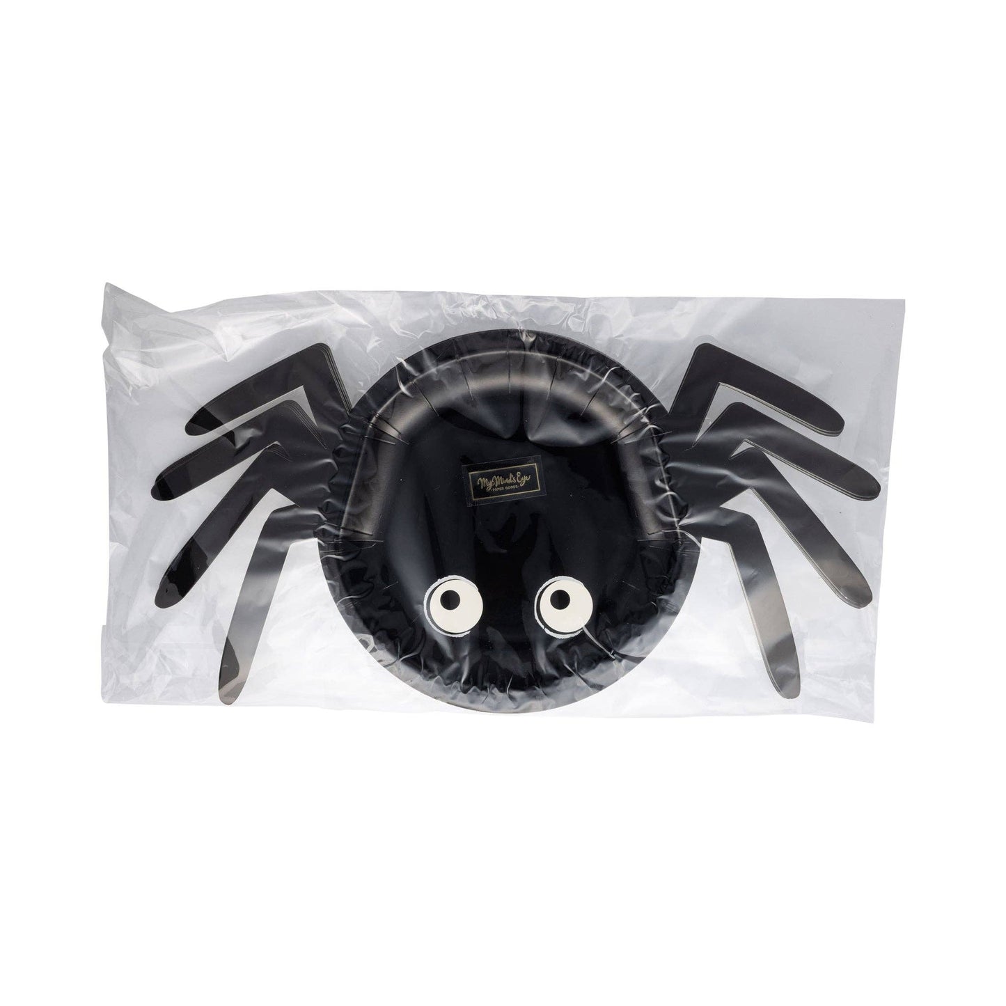 Spider Shaped Paper Plates - 8pk