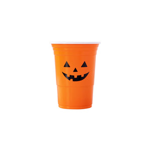 Jack-o-lantern Plastic Party Cups - 16oz