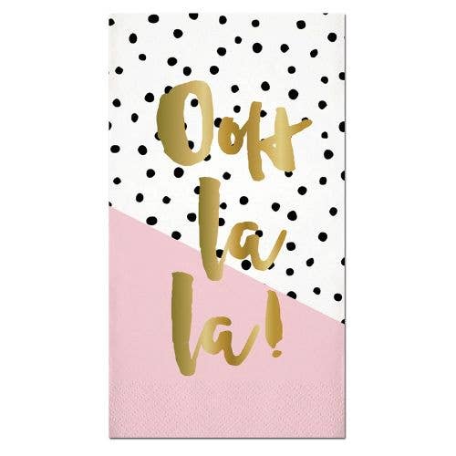 Ooh La La French Guest Towel Dinner Party Napkin