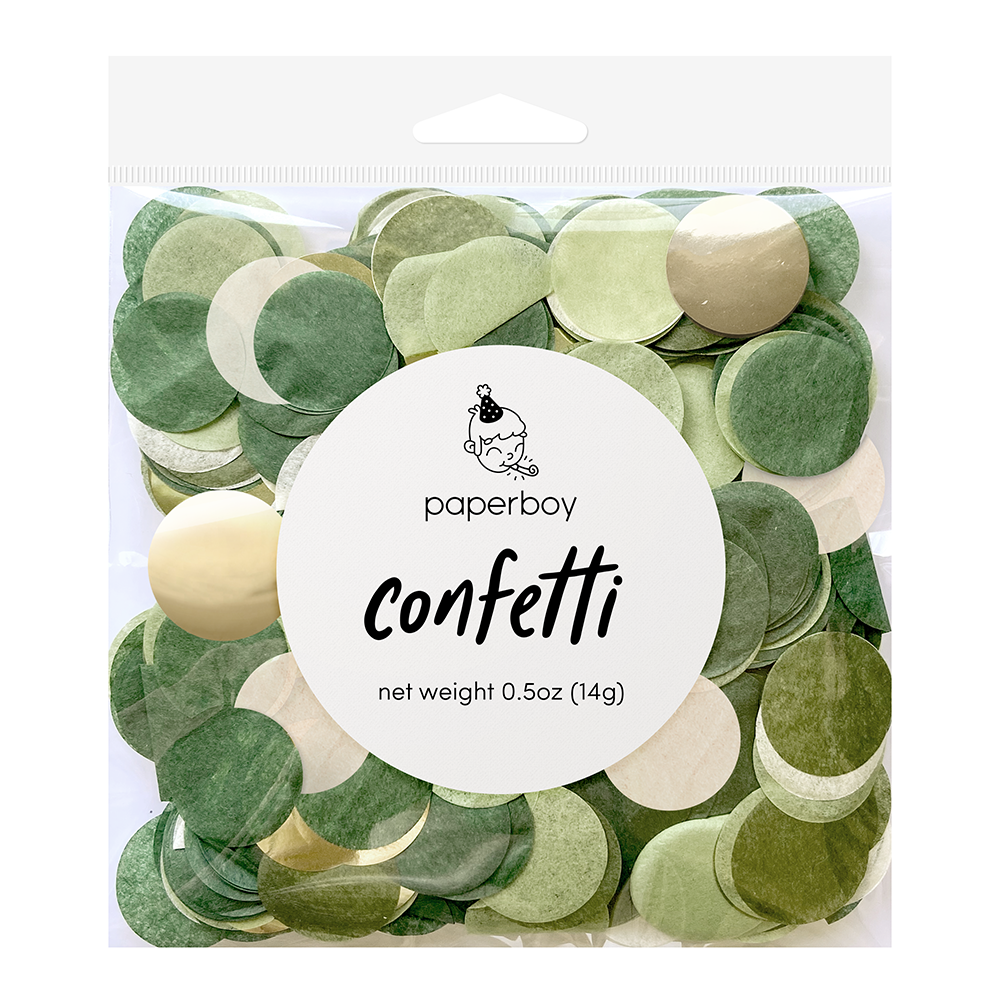 Confetti - Emerald & Gold