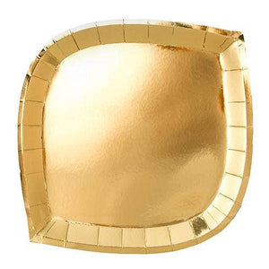 Posh Gold Foil Charger Plates - 8 Pk.