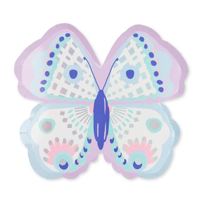 Flutter Butterfly Large Party Plates - 8 Pk.