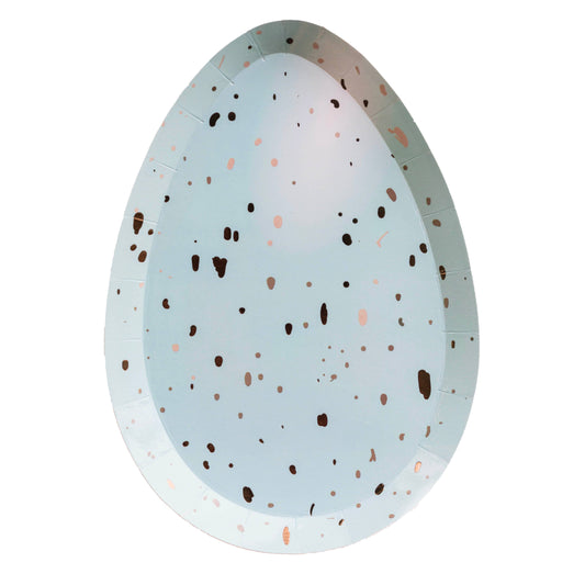 Robin Egg Die-Cut Easter Large Plates