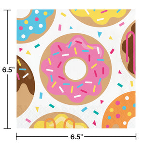 Donut Party Large Paper Napkins - 16pk