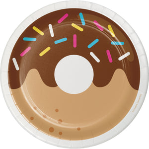 Donut Small Party Plates 7", Assorted