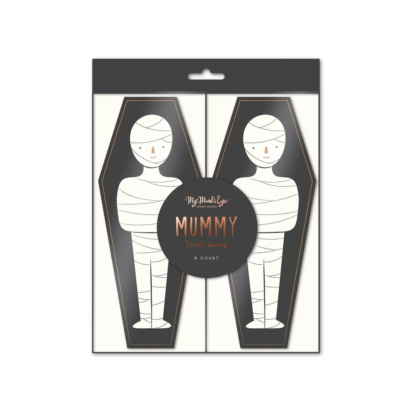 Halloween Mummy Coffin Treat Boxes - 8pk