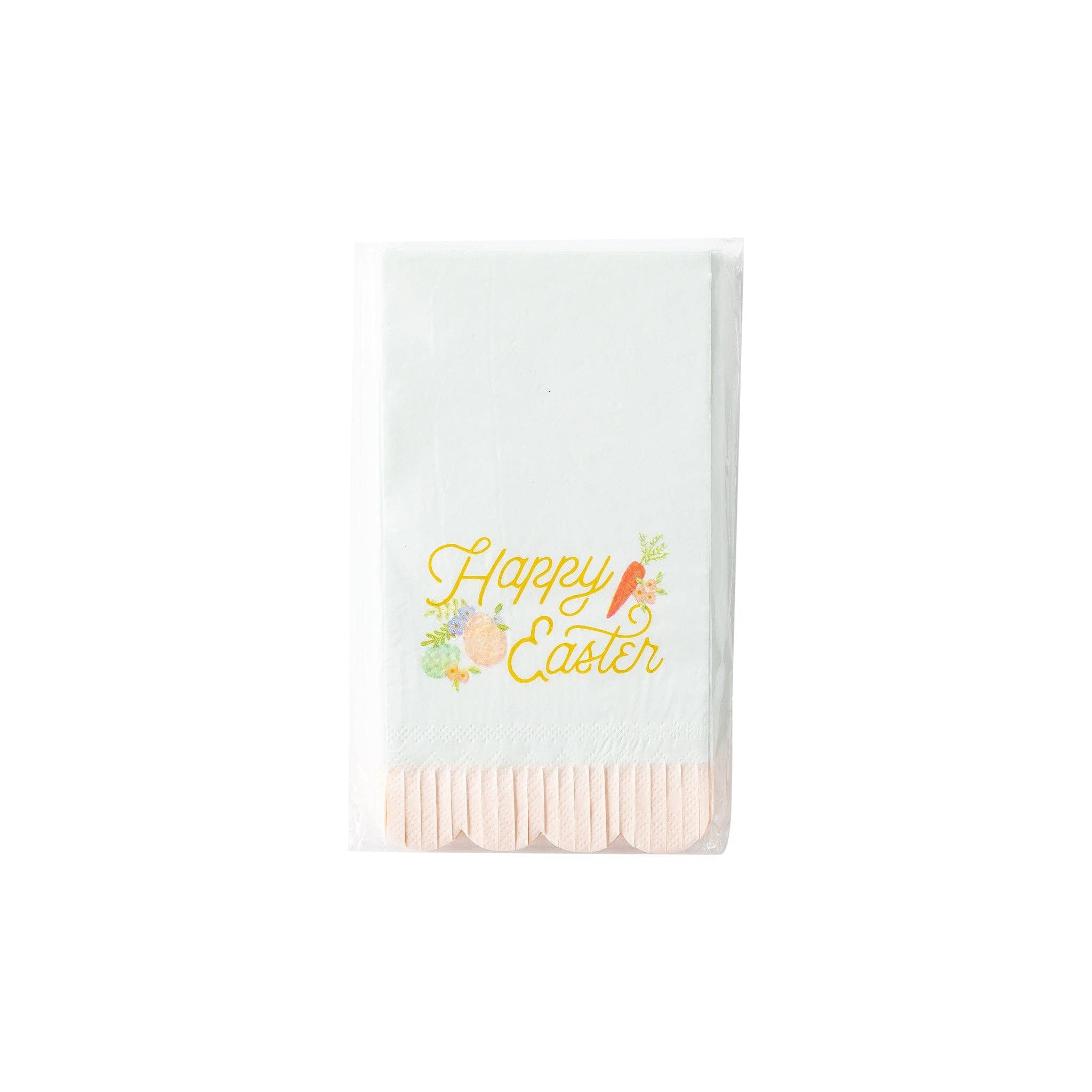 Easter Fringe Scallop Guest Towel Napkins