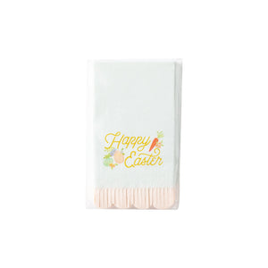 Easter Fringe Scallop Guest Towel Napkins