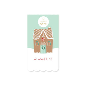 Gingerbread Scalloped Guest Napkin