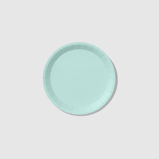 Mint Small Paper Party Plates - 10pk