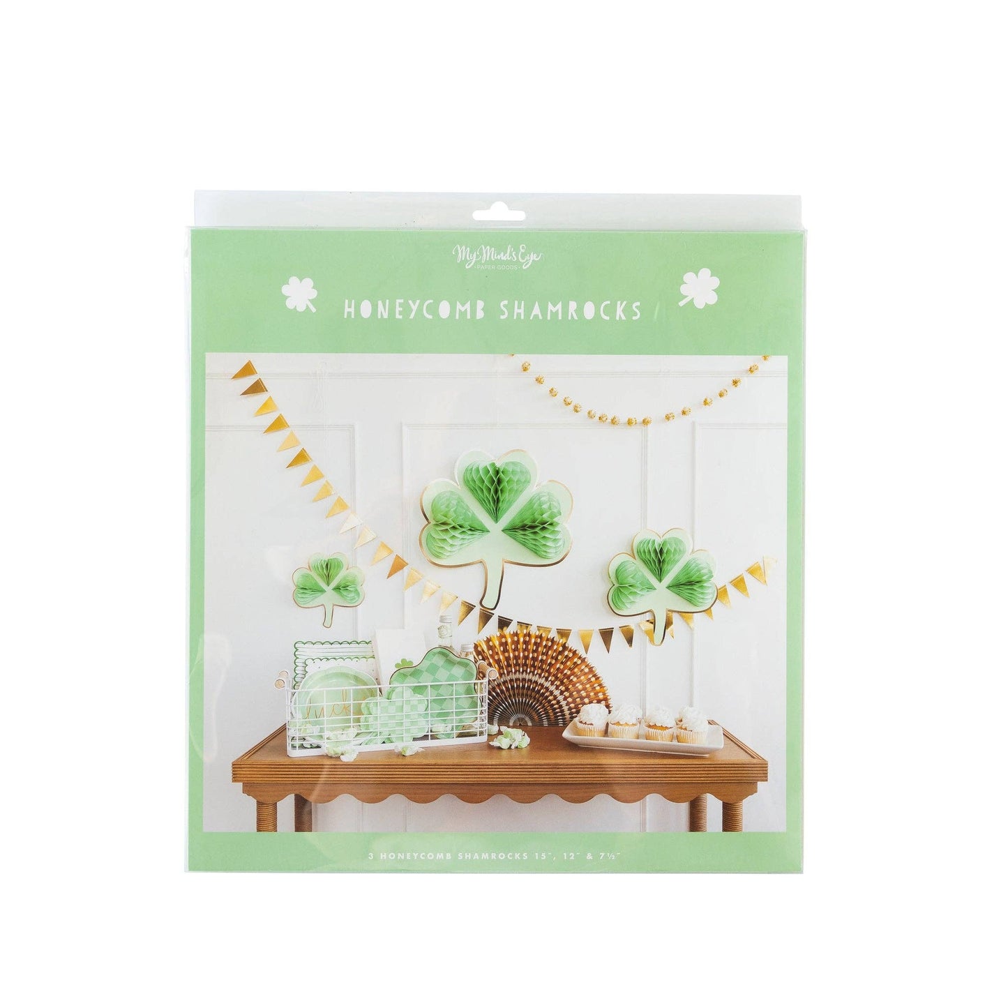 Shamrock Honeycomb Hanging Party Decoration