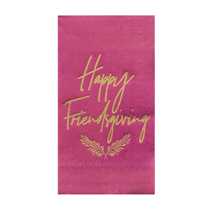 Happy Friendsgiving Guest Towel Napkins - 16pk